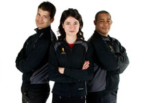 Staff photos on white background